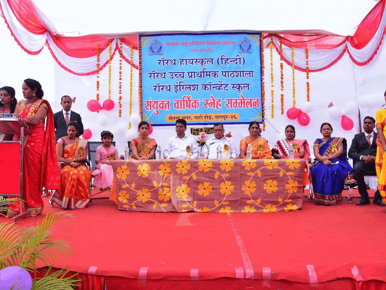 Happy students at Roradh Convent